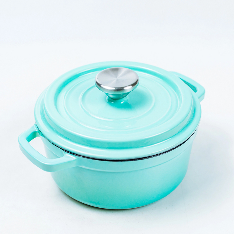 Multi Function Enamel Coating 2 8l Cast Iron Dutch Oven With Lid From China Manufacturer